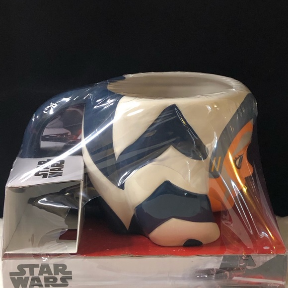 🆕 Star Wars "Ahsoka Tano" Collectors 3D Sculpted Mug W/Hot Chocolate By Galerie - Picture 4 of 6